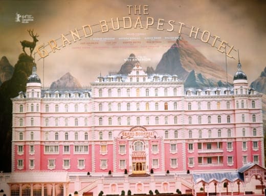映画『グランド・ブタペス・ホテル』のポスター