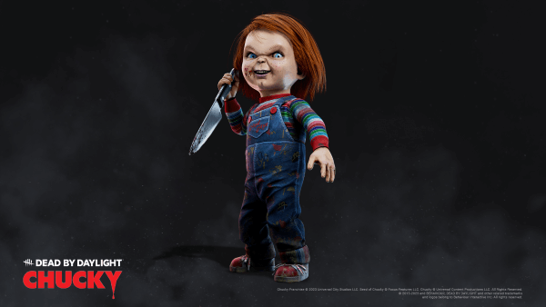 Chucky Franchise © 2023 Universal City Studios LLC. Seed of Chucky © Focus Features LLC. Chucky © Universal Content Productions LLC. All Rights Reserved. © 2015-2023 BEHAVIOUR, DEAD BY DAYLIGHT and other related trademarks and logos belong to Behaviour Interactive Inc. All rights reserved