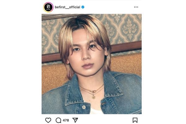 MANATO【BE:FIRSTの公式Instagramより】