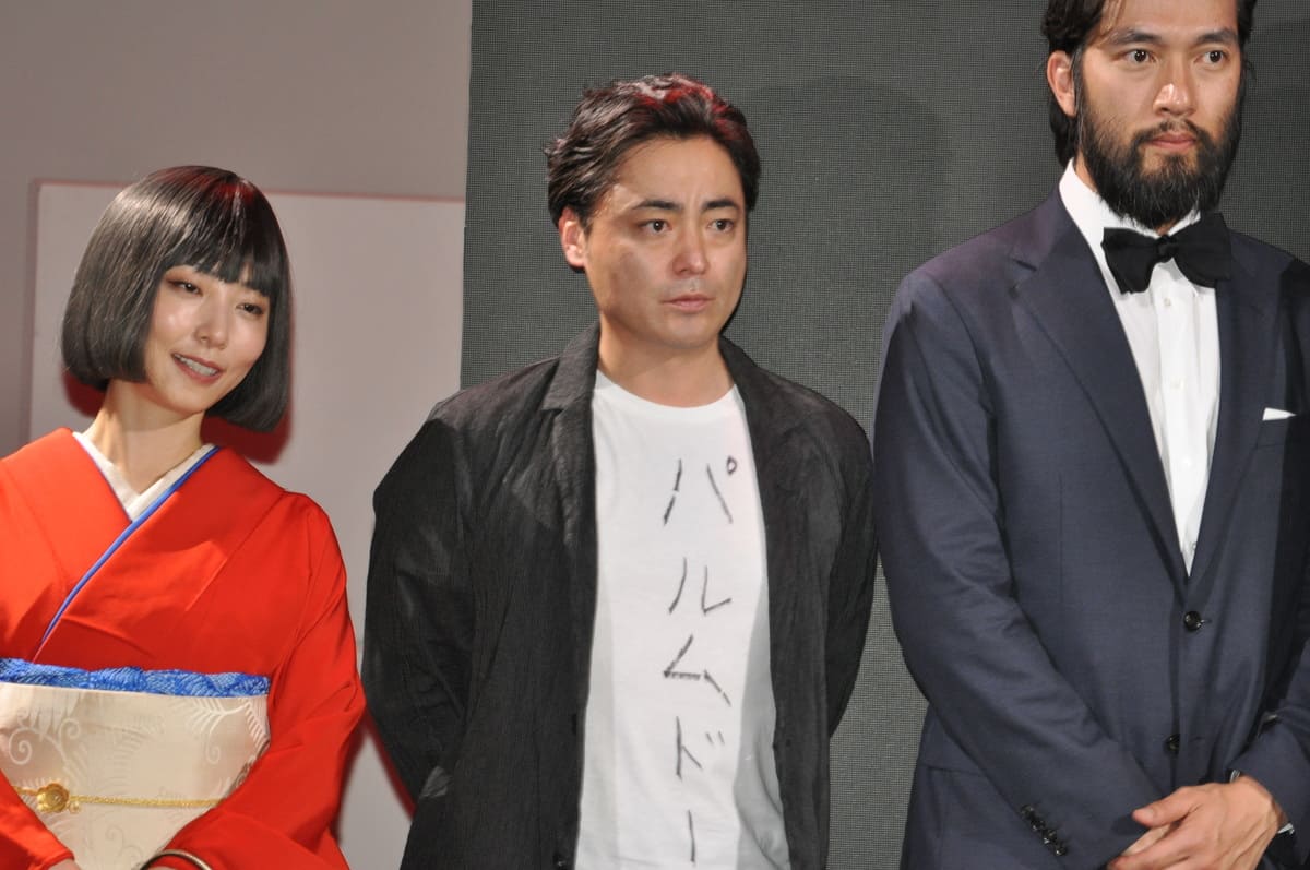 <div>（左から）MEGUMI、山田孝之【写真：映画チャンネル編集部】</div>