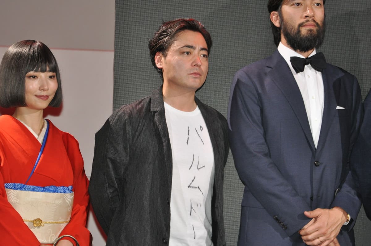 <div>（左から）MEGUMI、山田孝之【写真：映画チャンネル編集部】</div>