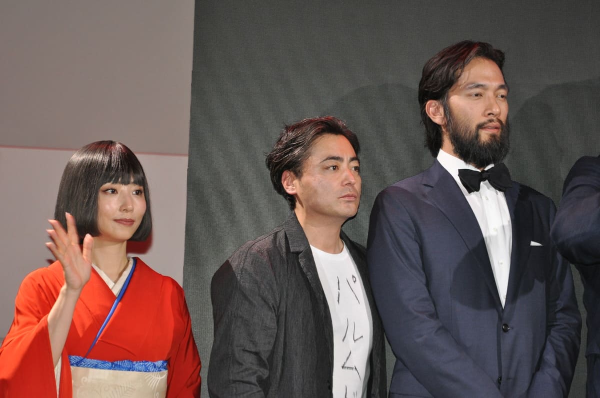 <div>（左から）MEGUMI、山田孝之【写真：映画チャンネル編集部】</div>