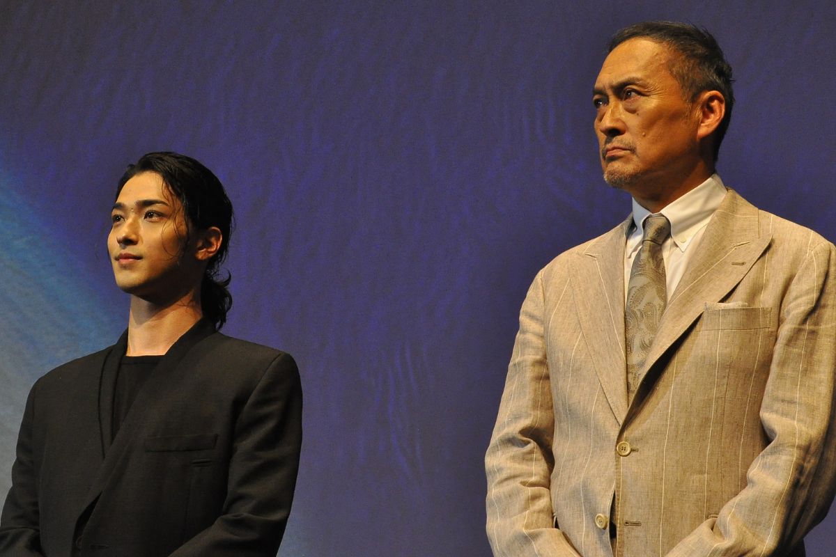 （左から）横浜流星、渡辺謙【写真：映画チャンネル編集部】
