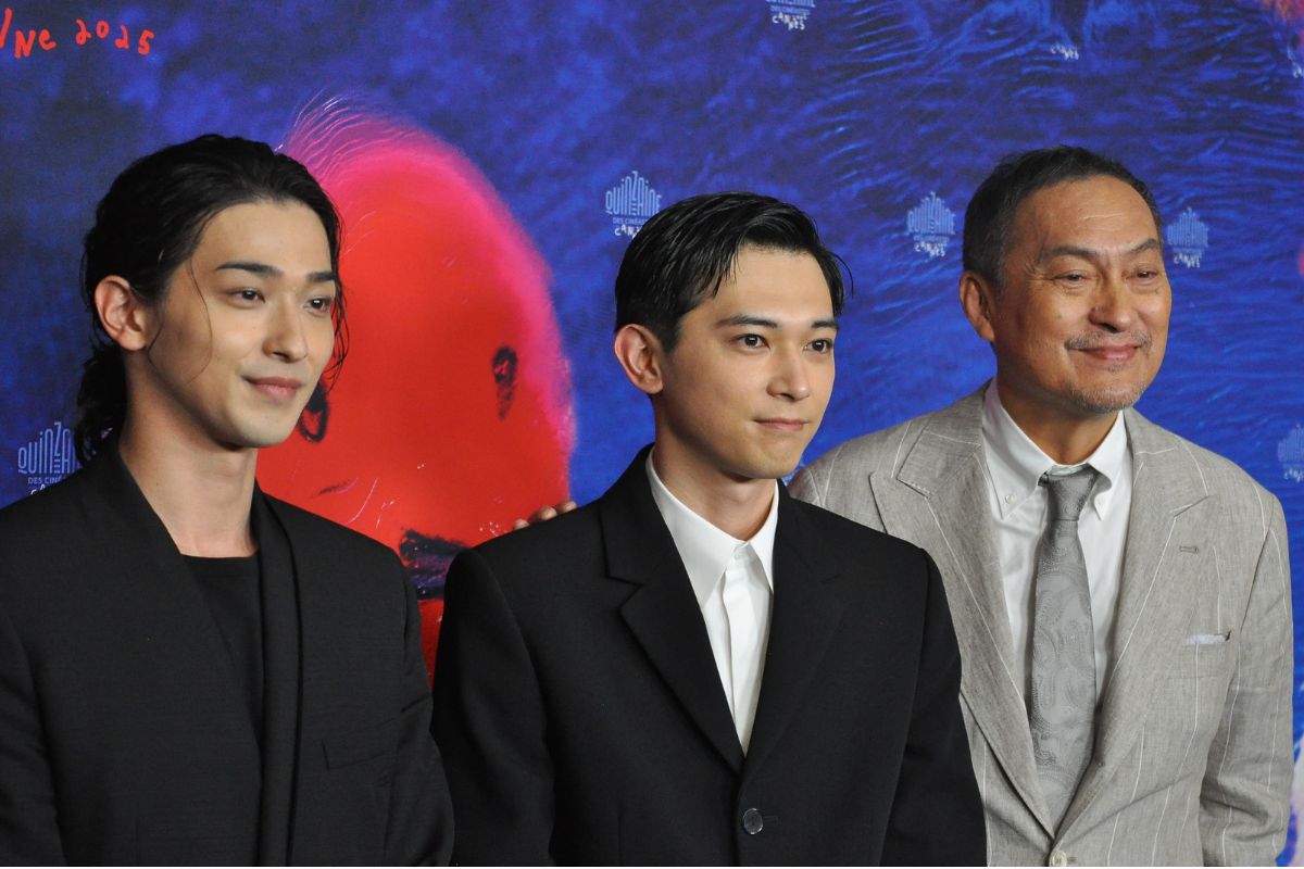 （左から）横浜流星、吉沢亮、渡辺謙【写真：映画チャンネル編集部】
