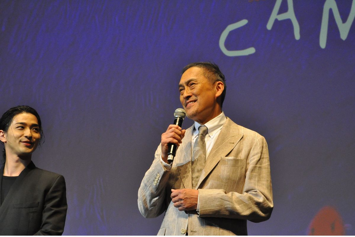 （左から）横浜流星、渡辺謙【写真：映画チャンネル編集部】