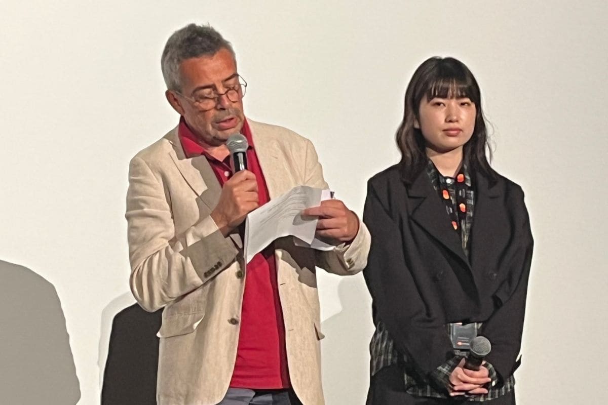 映画『ジンジャー・ボーイ』舞台挨拶の様子【写真：林瑞絵】
